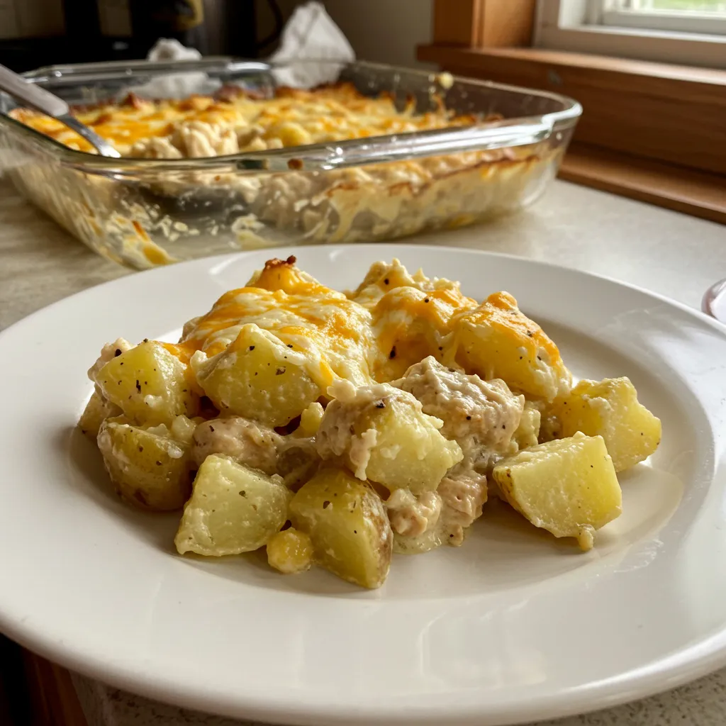 Creamy Ranch Chicken and Potato Bake Delight: Ultimate Comfort Casserole Perfection - main view